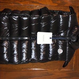 Black moncler vest